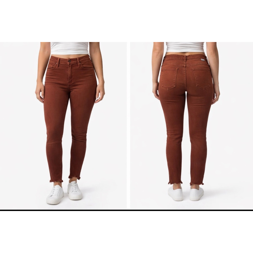 Women's Dear John Ankle & Cropped Jeans Brown Size 27 - Picture 3 of 9